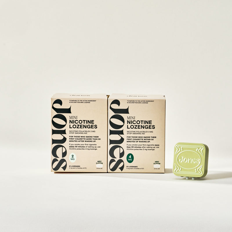 cherry and mint jones nicotine mint tins and cartons