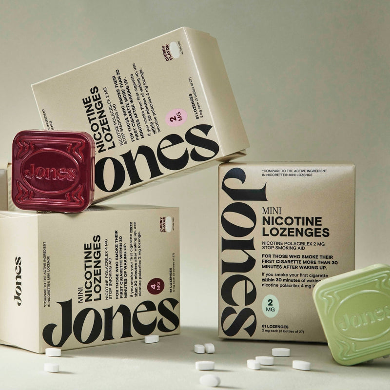 cherry and mint jones nicotine mint tins and cartons
