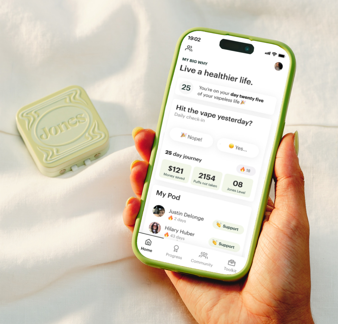 Jones App for iOS