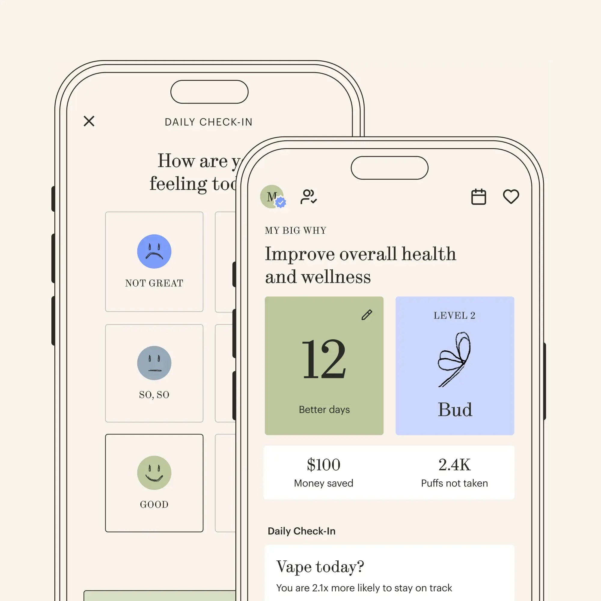 Jones App Daily Check-In